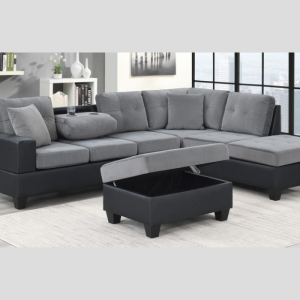 Sofa with drop down table