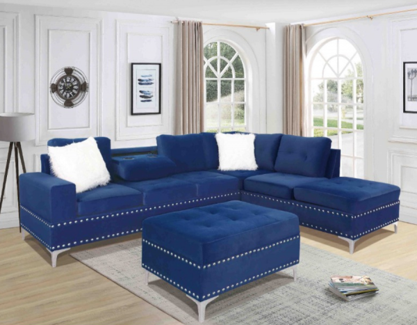 Sofa with drop down table