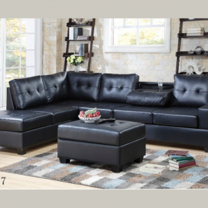 Sofa with drop down table
